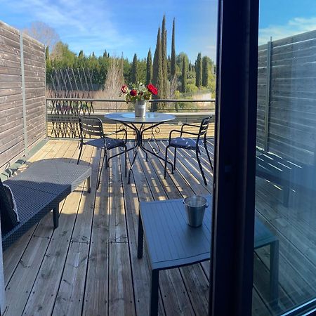 Les Terrasses D'Aix - Studio Avec Grande Terrasse Privee Eguilles Exterior photo